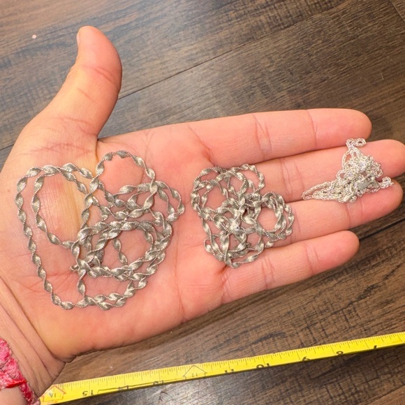 Italy 925 Sterling Silver  Necklace Set - Picture 10 of 12